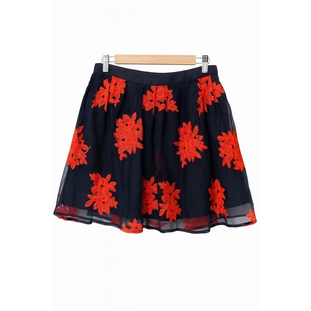 Maeve by Anthropologie "Pome Blossom" Embroidered Tulle Skirt – Size 10
